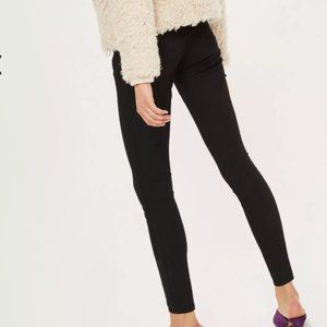 Topshop Modo Sidney Black Skinny Jeans
